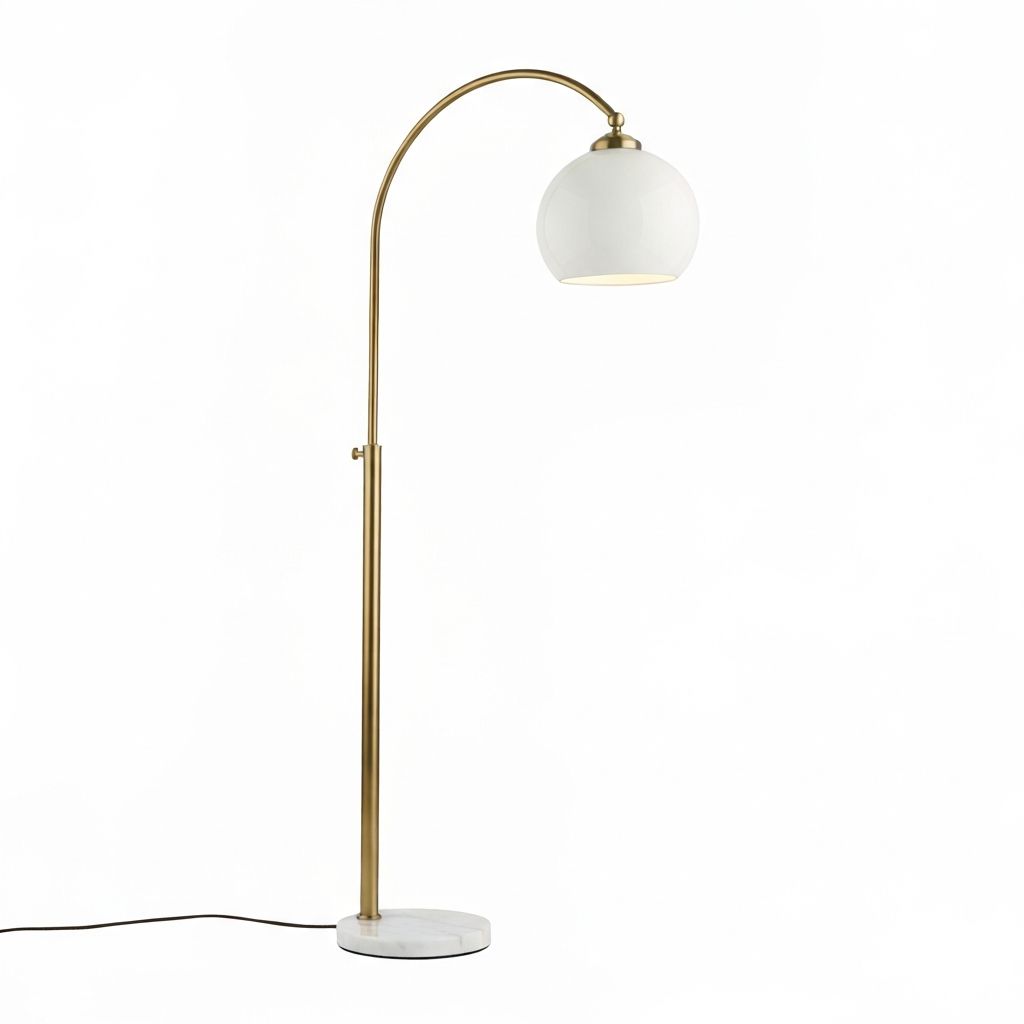 Арочный торшер Brass